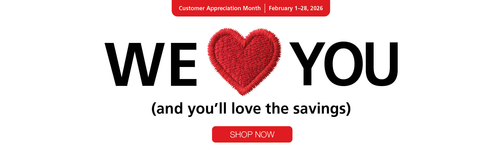 February Savings Promo
