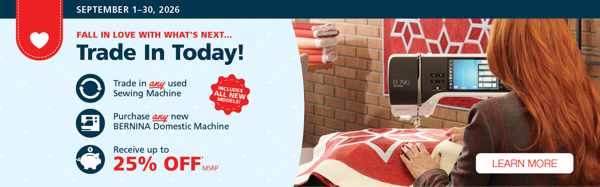 Monthly Promotions Banner